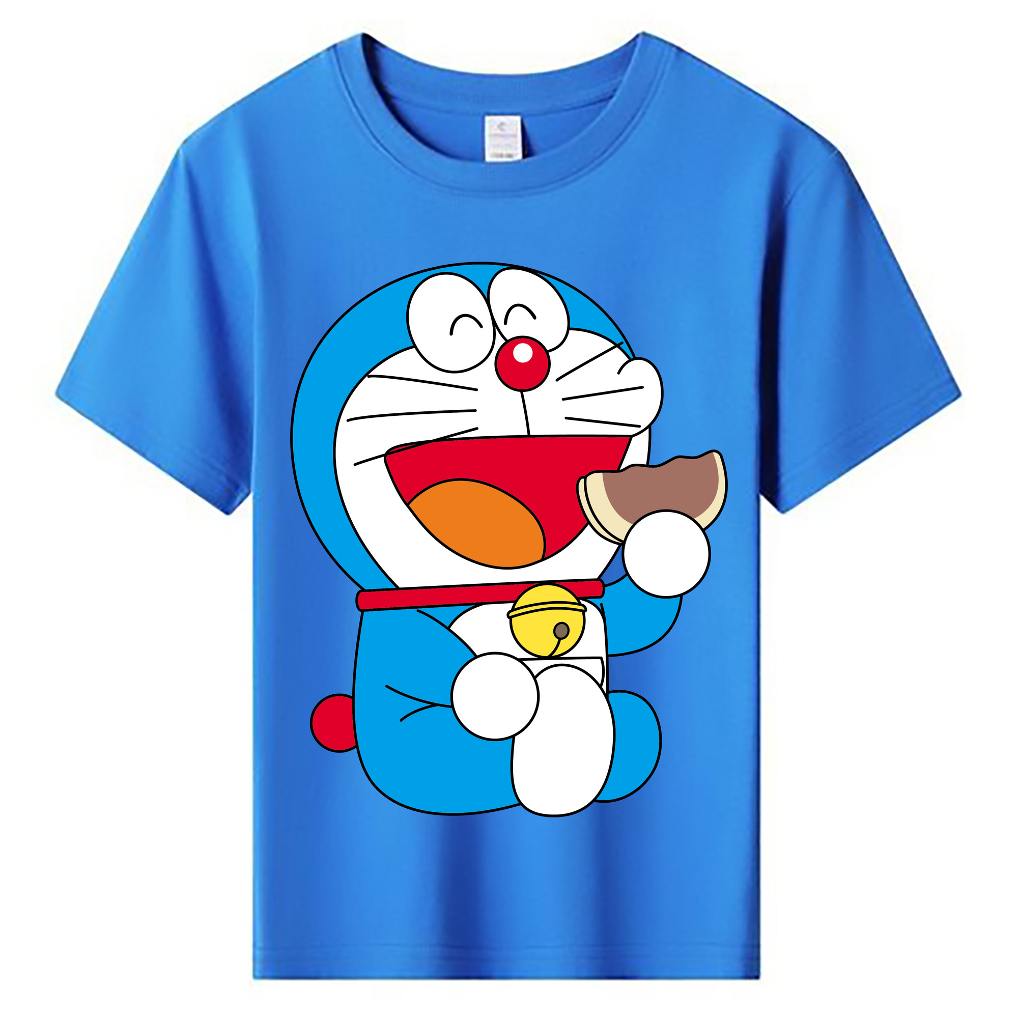 （画像用） ドラえもん Doraemon 綿100％キッズTシャツ（フロントプリント）